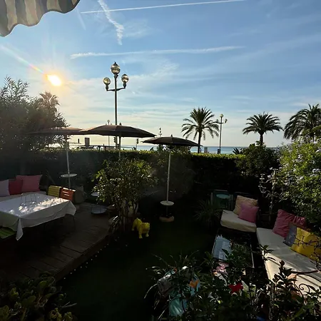 Apartament Promenade Des Center Sea And Front Design Flat With Private Garden
