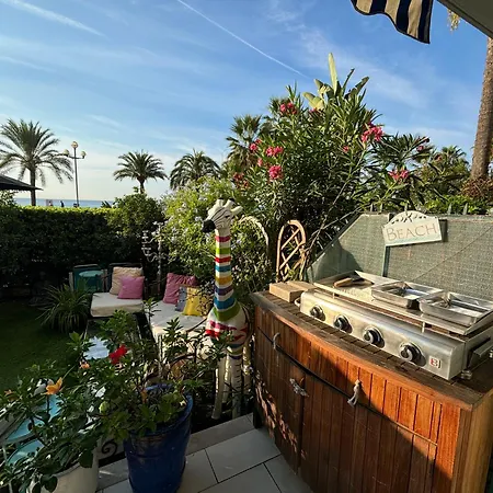 Promenade Des Center Sea And Front Design Flat With Private Garden Apartament *
